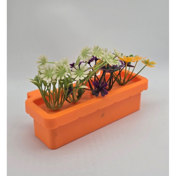 Mattel Other - Vtg 1980 Barbie Dream House Pool Flower Box Planter Orange Replacement Flowers